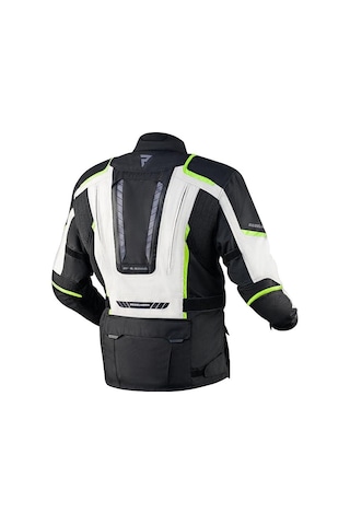 Rebelhorn Hiker III Kışlık Motosiklet Montu 75317 Gri - Sarı - Siyah