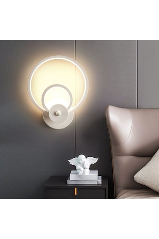 İç İçe Halka Plafonyer Beyaz Işık Ultra Power Avize Aplik Avizex