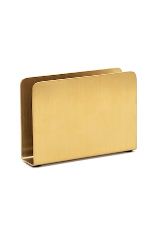 Xindoker Altın Renkli Paslanmaz Çelik Masaüstü Peçete Tutucu, Mutfak Ve Yemek Masası İçin Bağımsız Peçete Dağıtıcı Altın