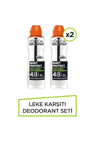 Loreal Paris Expert Shirt Protect Anti Deodorant 150 ML X 2 Adet
