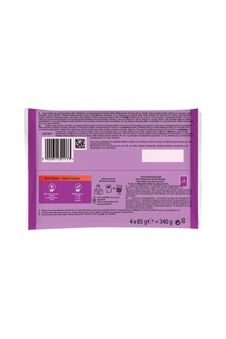 Pouch Sos İçinde Sığırlı Ve Tavuklu Yavru Kedi Konservesi 4 Adet 85 Gr