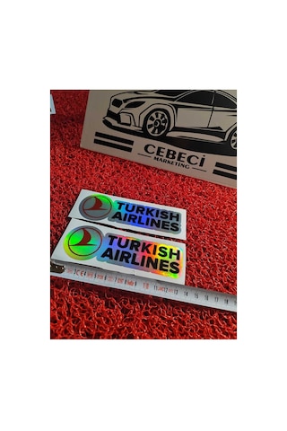 Turkısh Aırlance Hologram 2 Adet Sticker Oto-moto Aksesuar