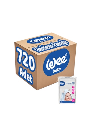 Wee Baby Bebek Temizleme Pamuğu 12 x 60'lı