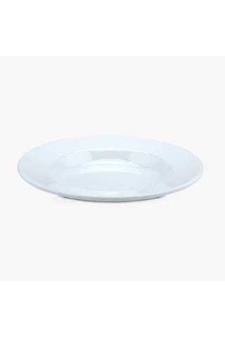 6 Ad Serving Slate Merid Arya Beyaz Melamin Servis Tabak 17 Cm