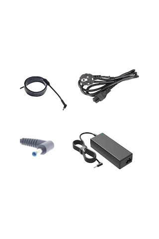Notebook Adaptör - Mavi Uç İnce Pinli - 4.5 3.0mm - 746641-001, 753559-001, 753559-002, 845611-001, 845836-850, 853490-001, 854054-001, 854054-002, 854054-003 Muadili İle Uyumlu Prs-024