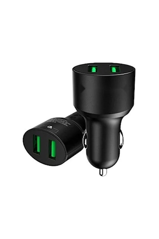 Çift Usb Çıkışlı Hızlı Araç Şarj Cihazı