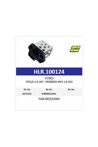 Fan Rezistansı Ford Focus 1.8 16v - Mondeo Mk3 1.8