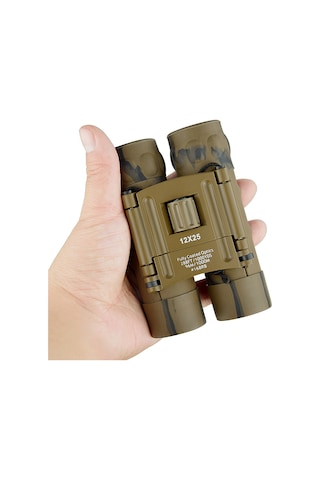 Yaozixa Kamuflaj Bak4 Prisma Binokül, 12x25 Fmc Kaplama, Yüksek Kaliteli Görüntü, Işık Geçirgenliği 90%, Dış Mekan, Av, Kusbakımı, Siyah Beyaz Görüş
