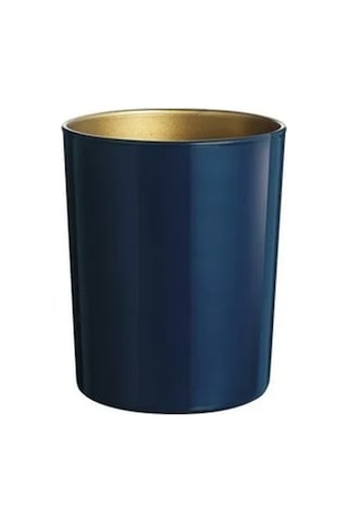 Orme Gold - Lacivert Tealight Mumluk 300ml 10 Cm