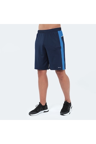 Slazenger RAGUEL Erkek Cepli Fıtness Lacivert Şort
