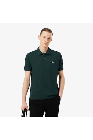 Lacoste Geniş Beden Erkek Polo T-shirt Füme