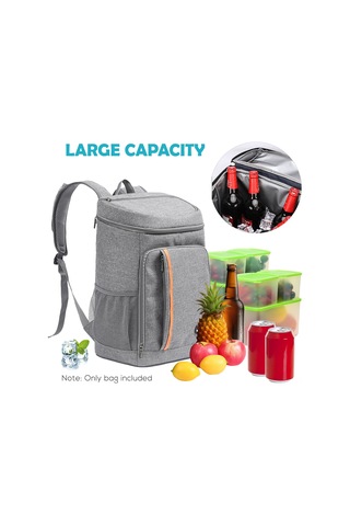 Padalink Isı Yalıtımlı Sıcak/sojuk Saklama Çantası, Çoklu Cepli, Piknik/öğle Yemeği İçin Siyah Oxford Kumaş Siyah