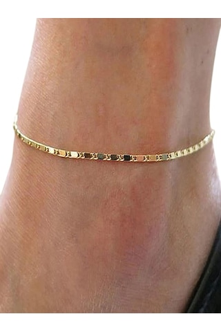 Feron Accessories Fermuar Desenli Halhal Gold Feron Accessories Fermuar Desenli Halhal Gold