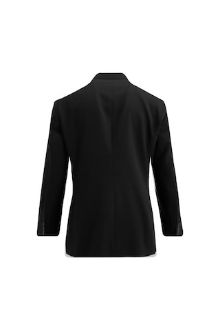 Uki Siyah Sivri Yaka Comfort Fit Klasik Takım Elbise Siyah