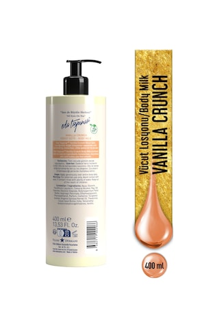 Eda Taşpınar Yoğun Nemlendirici ve Yumuşak Cilt Etkisi Vanilla Crunch Vücut Losyonu 400 ML