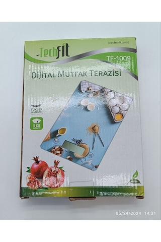 Tf-1009 Çilek Dijital Mutfak Terazisi Hassas Tartım