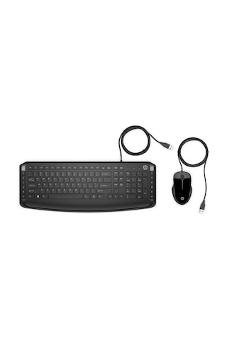 HP Pavilion 200 TR 9DF28AA Kablolu Klavye Mouse Set