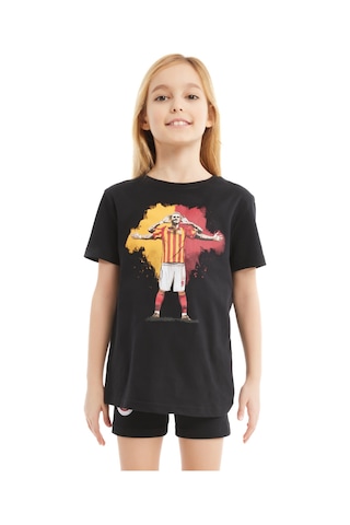 Gsstore Galatasaray Çocuk Icardi T-shirt C232261 Siyah