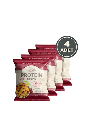 Clean Powders Protein Chips 50 Gr Acı Biber Yeşil Limon 4 Adet Acı Biber - Yeşil Limon