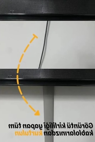 Kendinden Yapışkanlı Kablo Kanalı, 2 Metre Uzunlukta