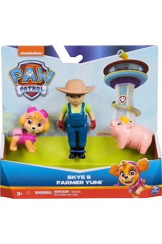 Paw Patrol Pup Core Kahramanlar Skye & Farmer Yumi Paw Patrol