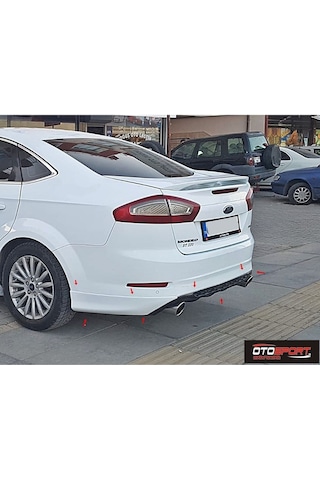 Ford Mondeo Arka Tampon Eki 3 Parça 2011 - 2014 Fiberglass Boyasız