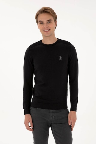 U.s. Polo Assn. Td01-bsk25 Siyah Erkek Kazak 2226959 Siyah