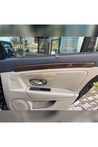 Renault Laguna 3 Özel Kalıp Koyu Meşe Full Set Torpido Maun Kaplama,Konsol Kaplama (Koyu Meşe)