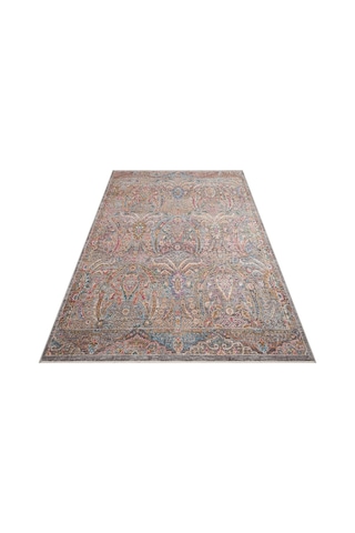Sofıa Sof 03 Multy Geleneksel El Dokuması Uşak Halı Desenlerine Sahip Vintage Eskitme Tarzı Salon Halısı Oturma Odası Halısı Multi 3