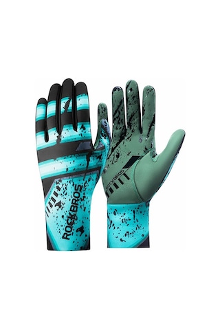 Rockbros S341 1 Çift Tam Parmak Termal Sıcak Bisiklet Eldiveni