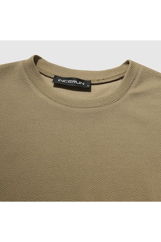 Beyaz Japon ve Kore Tarzı Moda Erkek Kısa Kollu Gömlek Gevşek Üstler T-shirt Artı Boyutu S-5xl Incerun Beyaz