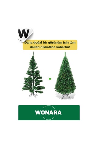 Deluxe Kutulu Ayaklı Renkli Işıklı Yılbaşı Süs Çam Ağacı Süsleme Seti Yeni Yıl Noel Dekor Paket 110 CM
