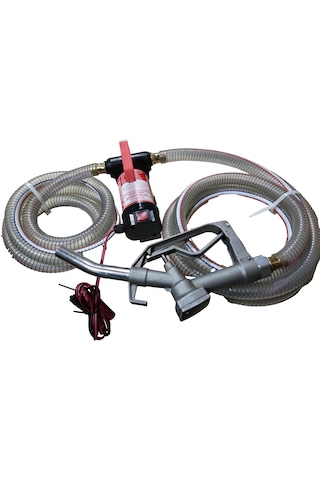 12 Volt Mazot Aktarma Pompası&5 Metre Telli Hortum&akaryakıt Taba