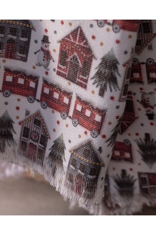 Yılbaşı Charmant Mutfak Havlu Seti - Beyaz Beyaz