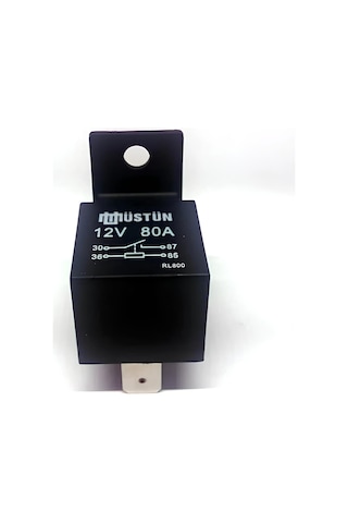Mini Güç Rölesi 12v 4p 80a 4 Fişli