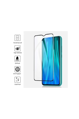Nourthkiingdom Realme C15 Uyumlu Kenarları Kırılmaya Dayanıklı Cam Ekran Koruyucu