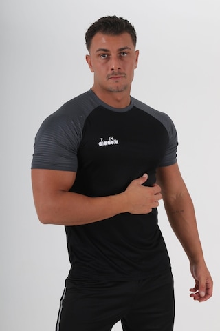 Diadora Premium Antrenman T-Shirt Siyah