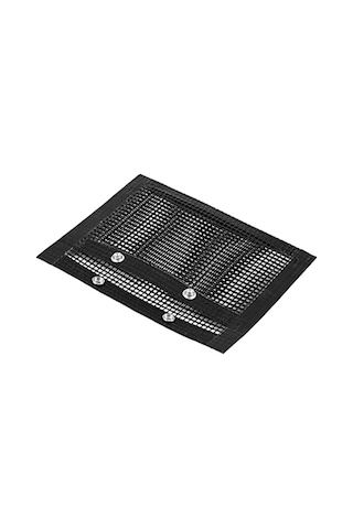 24x14cm Fiberglas Barbekü Izgara Örgü Çanta Izgara Aksesuarları Sebze Izgara Kese Bpa İçermez, Fda Sertifikalı - Siyah