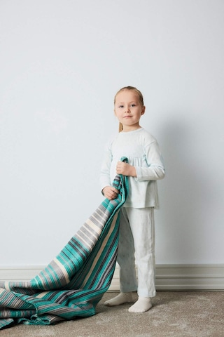 DeFacto Kız Bebek Pijama Takımı Ribana Uzun Kollu Üst Beli Lastikli Uzun Alt E0766A525SPBE61 Mavi