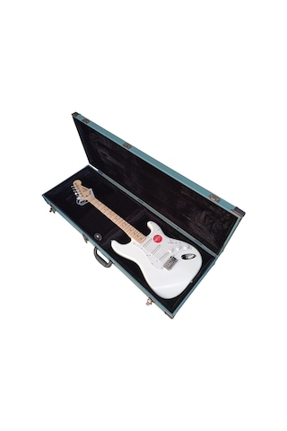 Rainbow Ras-re-gr Elektro Gitar Hardcase Guitar Case Suni Deri Kaplama