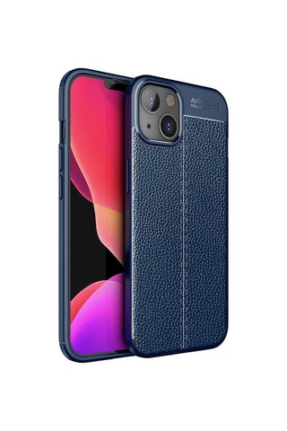 Apple Uyumlu iPhone 14 Plus Kılıf Zore Niss Silikon Kapak Lacivert