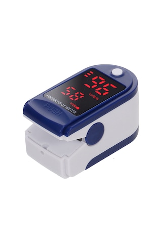 Vkemall Pulse Oksimetre Parmak Ucu Nabız Oksimetresi Mini Spo2 Monitörü Oksijen Doygunluk Monitörü Nabız Mavi