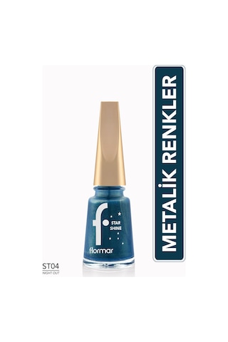 Flormar Star Shine Parlak Bitişli Metalik Oje 004