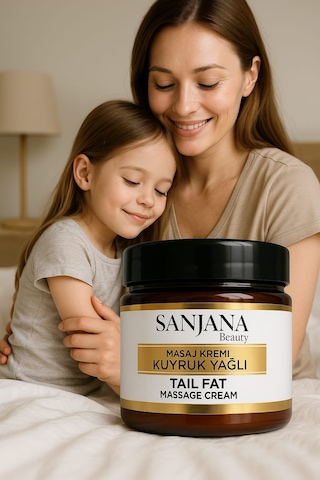 Sanjana Beauty Kuyruk Yağlı Masaj Kremi 100 Ml