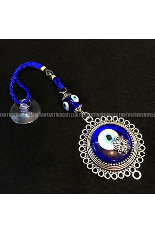 Nazar Boncuklu Oto Araba Hediyesi Vantuz Otomobil Dikiz Ayna Süsü