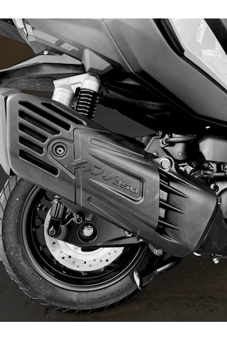 Honda Adv-350 Egzoz Koruma Siyah