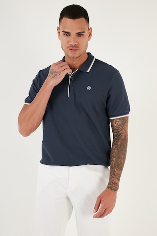 Buratti % 100 Pamuk Düğmeli Regular Fit Erkek Polo Yaka T Shirt 5902118 Lacivert