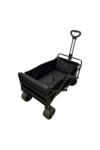 Yek Outdoor Extend Wagon Katlanabilir Kamp Ve Yük Arabası Siyah