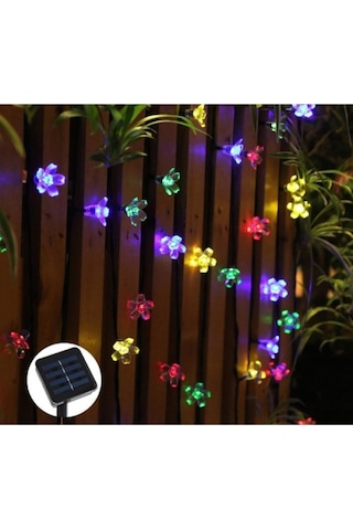 Solar 5m 50 Led Papatya Rgb 8 Fonksiyonlu