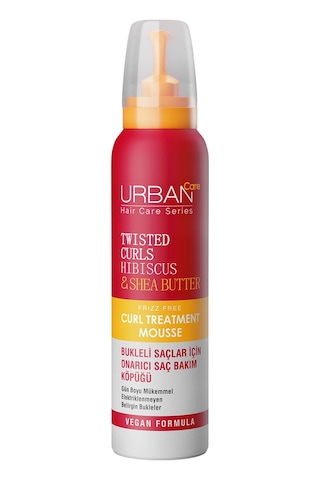 Urban Care Hibiscus & Shea Butter Bukleli Saçlar İçin Onarıcı Saç Bakım Köpüğü 150 ML